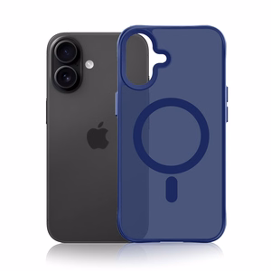 3mk Smoke MagCase for iPhone 16 - sinine-Translucent