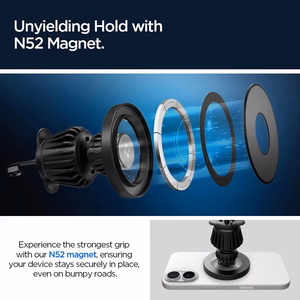 Spigen MFT13 MagSafe Car Hoidja jaoks Cockpit or Air Vent - Silver