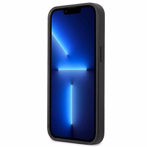 Karl Lagerfeld Allover ümbris iPhone 13 mini jaoks - must