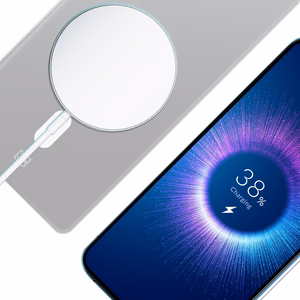 3mk Smoke MagCase Samsung Galaxy S25 Ultra jaoks valge-poolläbipaistev