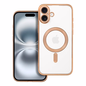 ELECTRO MAG COVER case compatible with MagSafe jaoks IPHONE 16 Plus kuldne