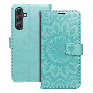 MEZZO Book ümbris jaoks SAMSUNG A54 5G mandala roheline