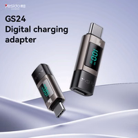Yesido Adapter OTG GS24 - Typ C (male) to Type C (female) - with LCD display must