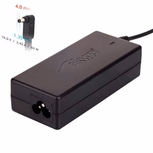 Laadija sülearvutile Akyga AK-ND-55 (19V / 3.42A 65W 4.0 x 1.35mm) ASUS 1.2m