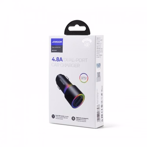 Autolaadija Joyroom JR-CL10, must, 2x USB, 24W