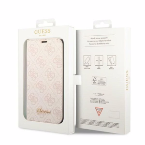 Guess GUBKP14LHG4SHP iPhone 14 Pro 6.1 "roosa / roosa book 4G Vintage kuldne Logo
