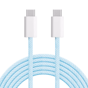 Krüger&Matz Basic USB-C–USB-C kaabel, 100 W, 1,5 m, sinine