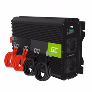 Green Cell PRO pingemuundur, 12 V DC-lt 230 V AC-le, 2000 W pidev- ja 4000 W tippvõimsus, modifitseeritud siinuslaine