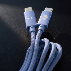 Forever Vibe kaabel USB-C - USB-C 1,0 m 60W taevasinine