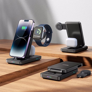 Joyroom JR-WQS02 iPhone AirPods Apple Watch 4in1 charging station foldable - must