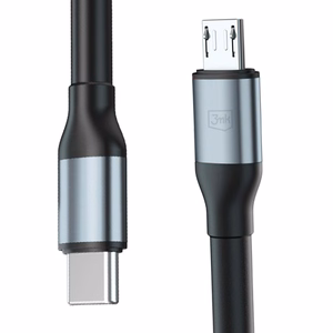3mk Hyper Cable N-SERIES USB-C / MicroUSB kaabel 3m QC 3.0 5V/2A 10W must