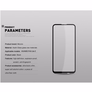 Mocolo 2.5D Full Glue karastatud ekraanikaitseklaas seadmele Huawei P40 Lite E