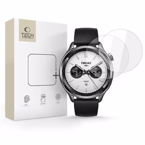 Tech-Protect Glass Fit+ 2-pack karastatud klaas jaoks Xiaomi Watch S4 - läbipaistev