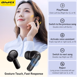 Wireless headphones Awei T71 white