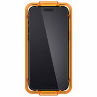 Spigen ALM Glass FC Karastatud klaas jaoks iPhone 15 - must 2 pcs.