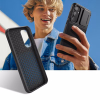 Tech-Protect Velar Cam+ Ümbris jaoks Samsung Galaxy A55 5G - must