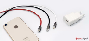 Silicone kaabel USB - Micro USB (punane, 2m)