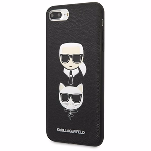 Karl Lagerfeld Saffiano Karl&Choupette Head ümbris jaoks iPhone 7 Plus / iPhone 8 Plus - must