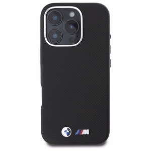 BMW M Edition Kevlar Wrapped Metal iPhone 16 Pro Max Ümbris - must