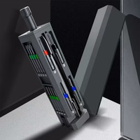 Set of service screwdrivers, 30-in-1 aluminum bits