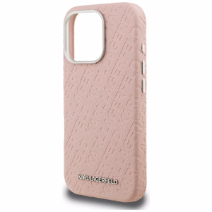 Karl Lagerfeld FW Stamped Karl MagSafe Ümbris iPhone 16 Pro - roosa