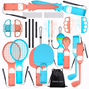 Nintendo Lüliti 23-in-1 Family Accessory Pakk 2 - oranž and sinine Komplekt