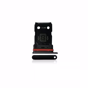 SIM Holder Ühildub OnePlus 8 SIM card tray / Onyx Must /