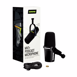 Shure Podcast Microphone MV7+