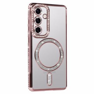 Bling Magsafe Ümbris jaoks Samsung Galaxy A26 5G roosa