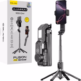 Blavec Selfie Stick Aluminium Fusion P-10 Gimbal tripod + remote control 1 metre (SSFP10G-TRB10) must