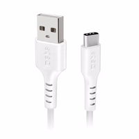 SBS TECABLEMICROC15W USB-A - USB-C Kaabel 1.5m - valge