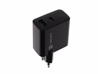 NATEC RIBERA GAN CHARGER 1x USB-A + 1x USB-C 45W must