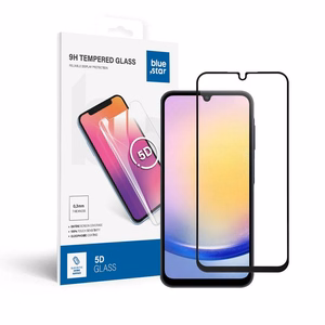 Karastatud klaas to Samsung Galaxy A25 5G (full glue / Ümbris friendly) sinine Star 5D must