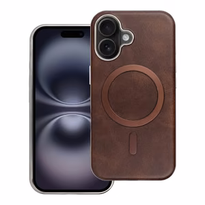GENTLEMAN MAG COVER Ümbris compatible koos MagSafe jaoks IPHONE 16 pruun