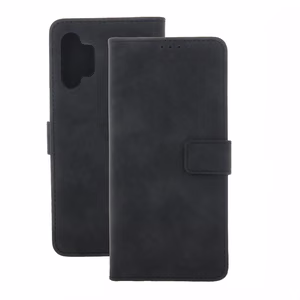 Smart Velvet ümbris jaoks Samsung Galaxy A54 5G must