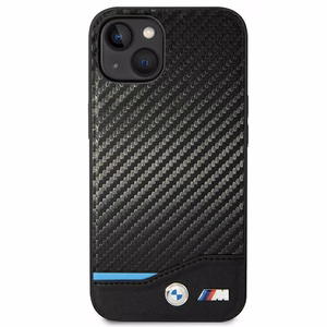 Ümbris BMW BMHCP14M22NBCK iPhone 14 Plus 6.7 "must / must Leather Carbon