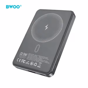 BWOO P82 10000mAh 15W akupank juhtmevaba laadimine tume hall