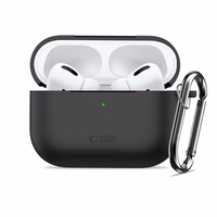 Tech-Protect Silicone Hook Ümbris jaoks AirPods Pro 3 - Must