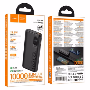 Akupank Hoco 10000 mAh QC PD 2A 22,5W J158 Pro must