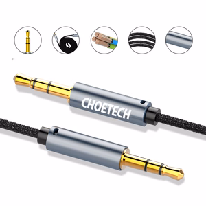 Choetech AUX002 kaabel mini jack 3.5mm (male) / mini jack 3.5mm (male) 1.2m - must