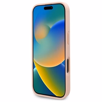 Karl Lagerfeld Hot Stamp Magsafe iPhone 16 Pro Ümbris - roosa