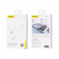 FONENG kaabel X107 Micro USB 2.1A 0.25M valge