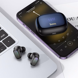 HOCO juhtmevaba kõrvaklapid bluetooth TWS ANC + ENC EQ20 must