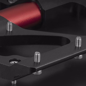 Rockbros 2020-12BBK alumiiniumist jalgratta platvormpedaalid – mustad