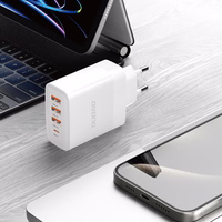 Dudao A5HEU 3xUSB-A 1xUSB-C PD 20W QC3.0 18W+ 2x12W seinalaadija - valge