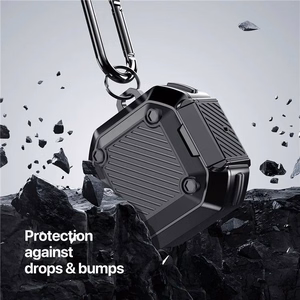DUX DUCIS SECG - protective ümbris jaoks Samsung Galaxy Buds Live/Buds PRO/Buds2/Buds2 Pro Ümbris must