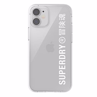 SuperDry Snap iPhone 12 mini Clear Case valge 42593