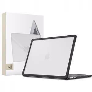 Tech-Protect Velar Case for MacBook Air 13" 2023 / 2024 / 2025 / 2026 - Transparent Black