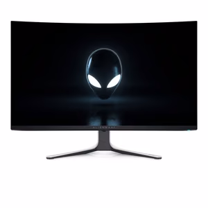 Alienware AW3225QF monitor 81.3 cm (32") 3840 x 2160 pikslit 4K Ultra HD QD-OLED must, valge
