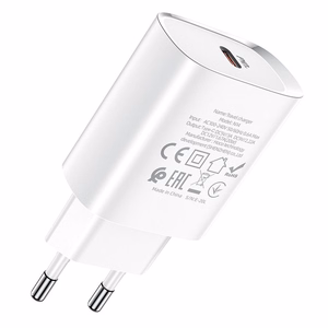 Laadija Hoco N14 20W USB-C valge